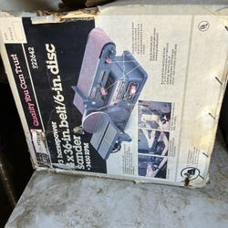 Craftsman disc and belt, sander, and one
