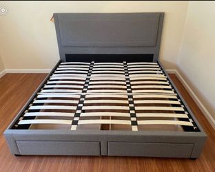 California King New Bed Sale, Storage Underneath, Bed only
