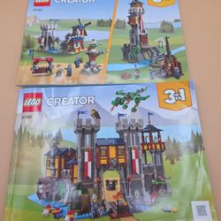LEGO Creator 3 in 1 Medieval Castle 31120 Manuals Only - No Bricks