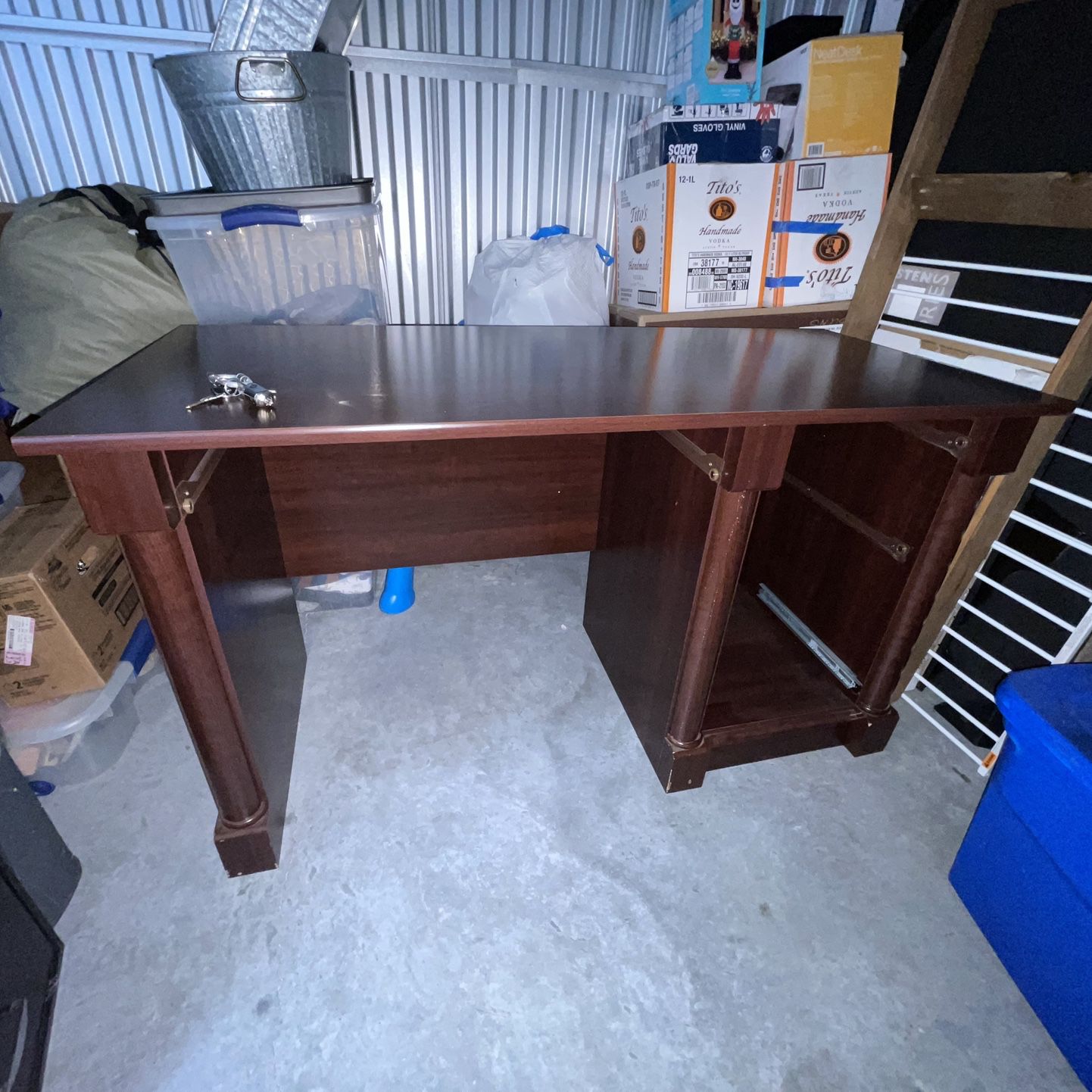 Desk and Chair (DESK IS NOT MISSING ANYTHING)