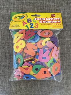 Crayola Foam Letters & Numbers (266 count)
