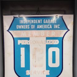 Vintage IGO Sign 