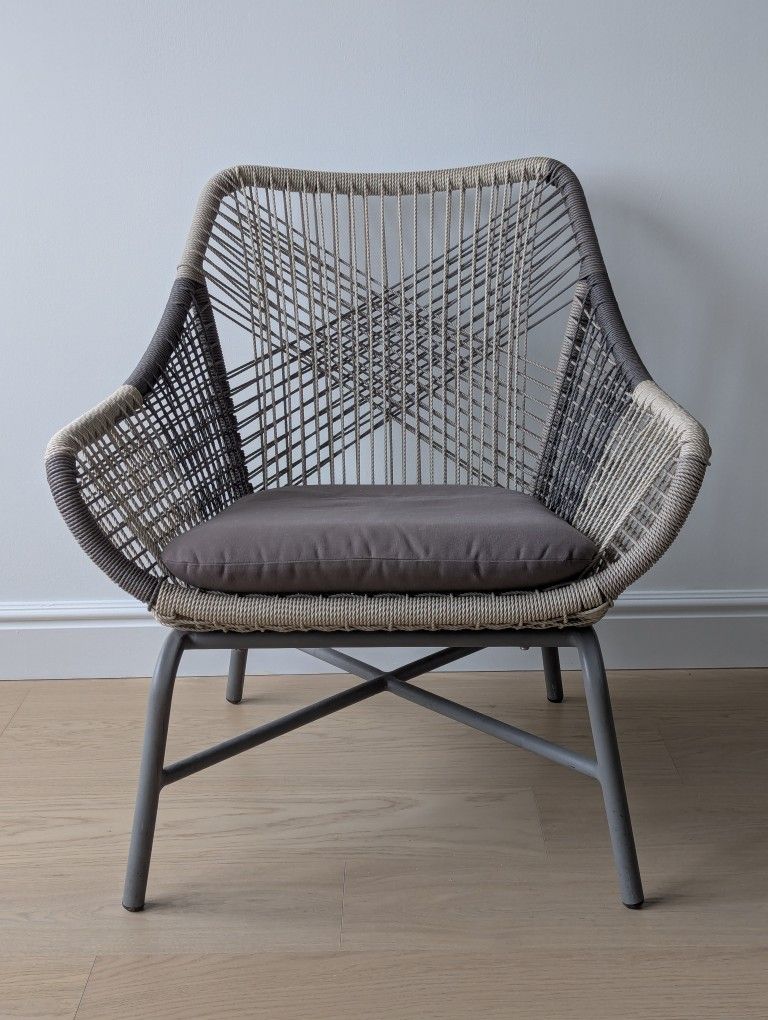 Modern Woven Accent Chair
