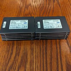 10x 128GB Samsung SSD Lot