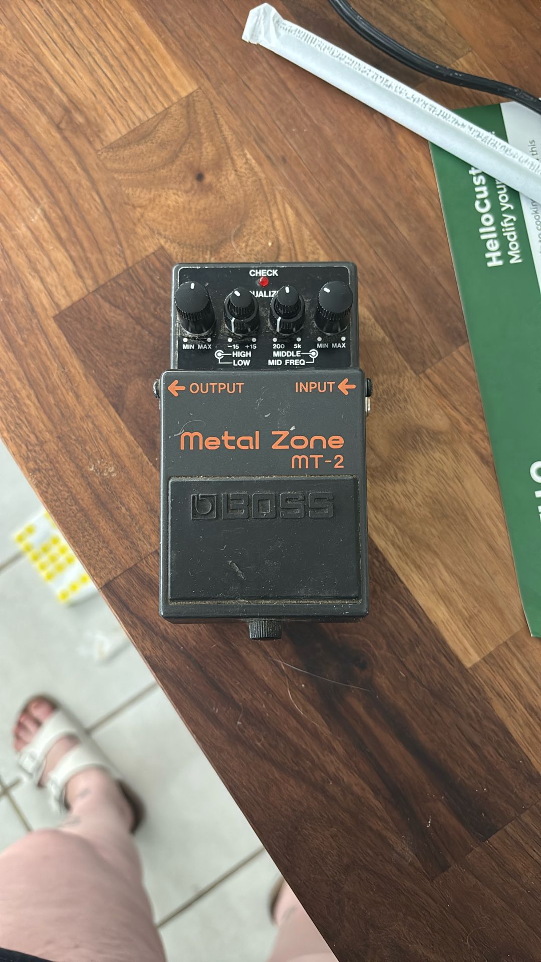 Metal Zone MT-2 Guitar Pedal