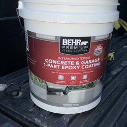5 gal. #901 Silver Gray Self-Priming 1-Part Epoxy Satin Interior/Exterior Concrete and Garage Floor Paint
