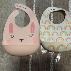 Cloud Island Silicon Bibs