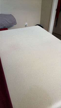 Queen Bed Frame/ mattress with under bed Storage