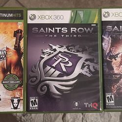 Saints Row 2-4 Xbox 360 Set