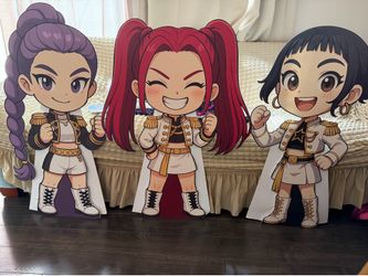 K-pop Demon hunter cutouts