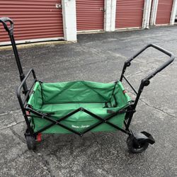 BEAU jardin Collapsible Folding Beach Wagon Cart