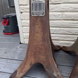 Vintage De Laval Cream Seperator cast iron base