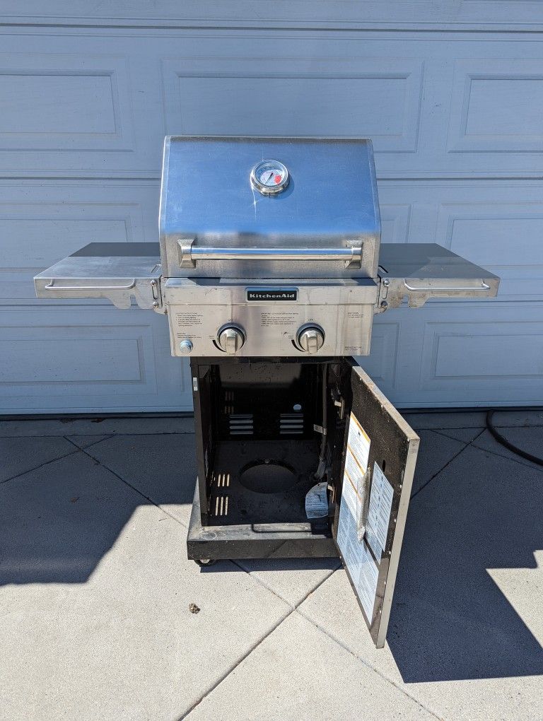 Kitchenaid 2 cheap burner grill