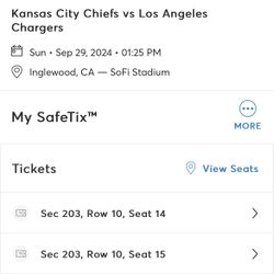Chargers Season Tickets !