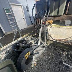 Free Elliptical Step Machine And Exercise Bike