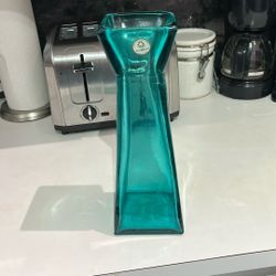 San Miguel Teal Glass Vase