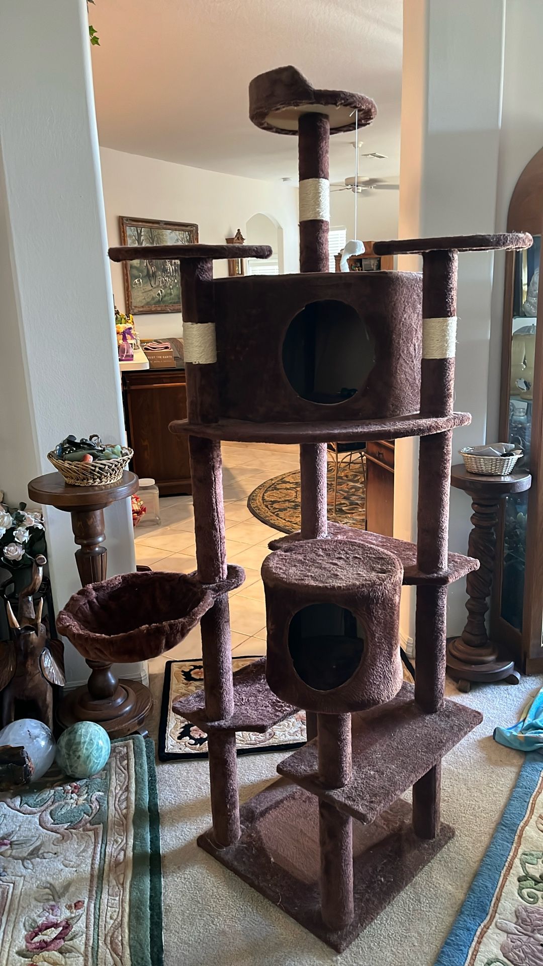 Cat Tree With Allen Wrench And Instructions