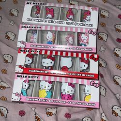 Hello Kitty & My Melody Shot Glasses🎀