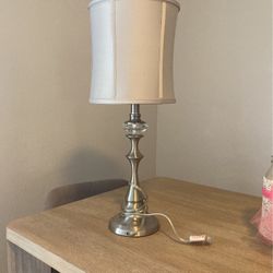 Table Lamp - Grey Brushed Chrome