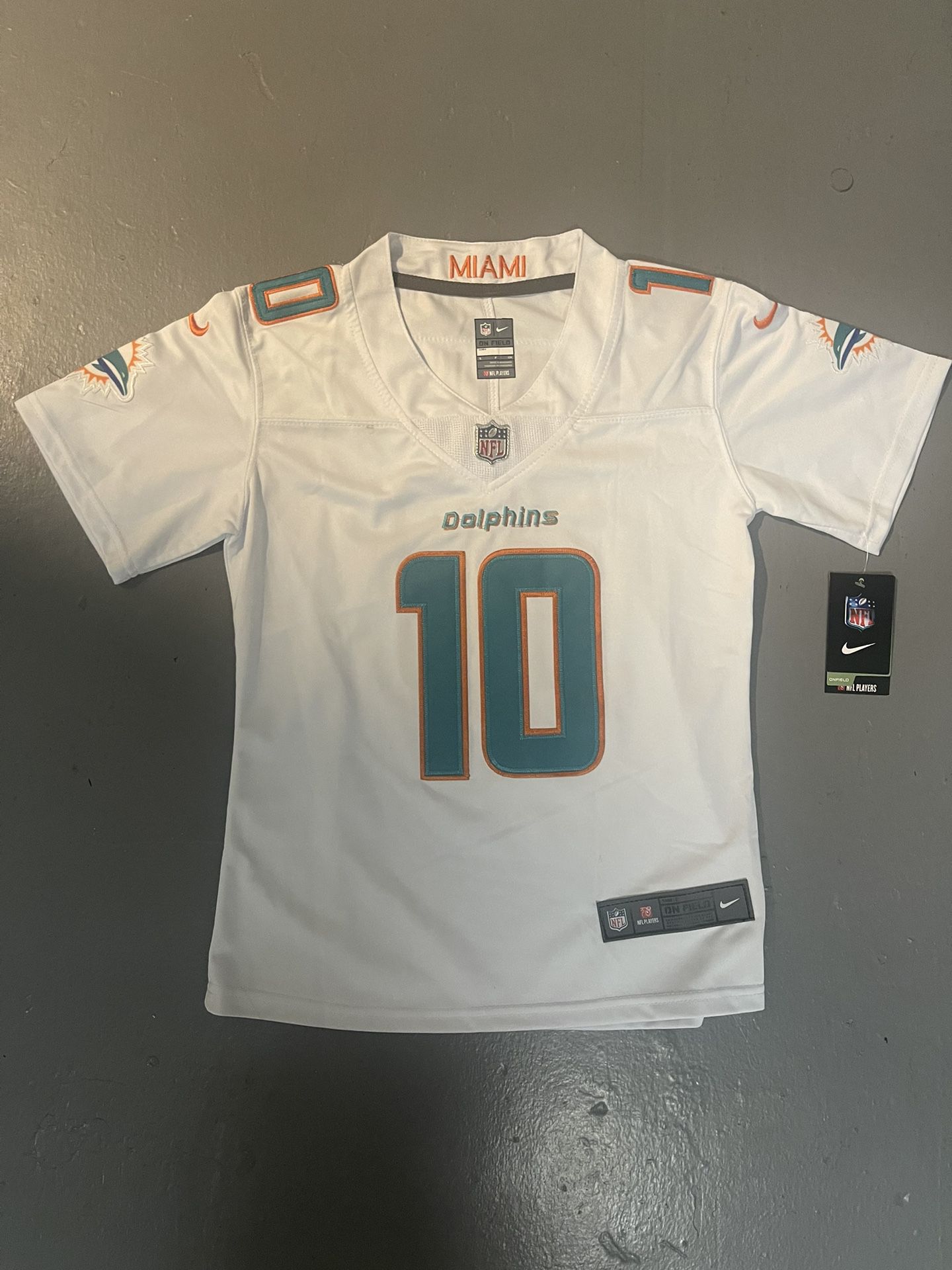 Miami Dolphins Youth Size Small Jersey 