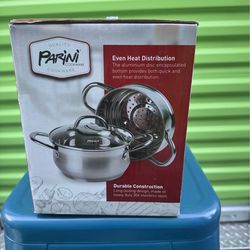 Parini Stainless Dutch Oven & Steamer
