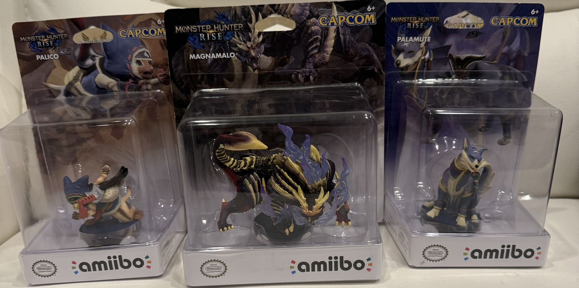 Amiibo monster hunter rise 70$ por los 3