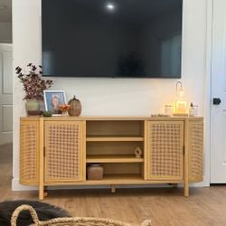 studio mcgee tv console 