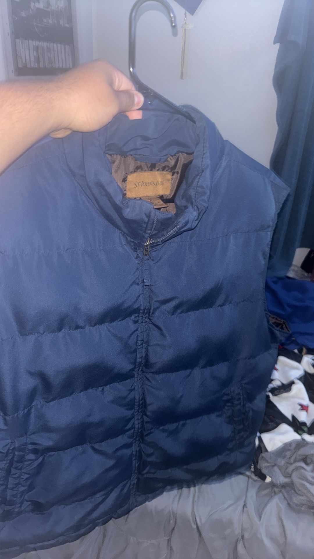 Blue St. johnsbay blue puffer vest