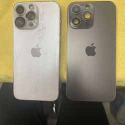 iPhone 13 Pro Max 16 Plus back glass for cracked 14 Pro max screen 13 replacement housing 12 Pro frame