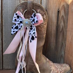 Western Boot Bow (Cowgirl Accessories) 