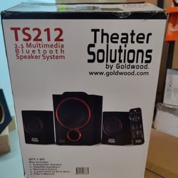 Theater Solutions by Goldwood Bluetooth 2.1 Speaker System 2.1-Channel Home Theater Speaker System