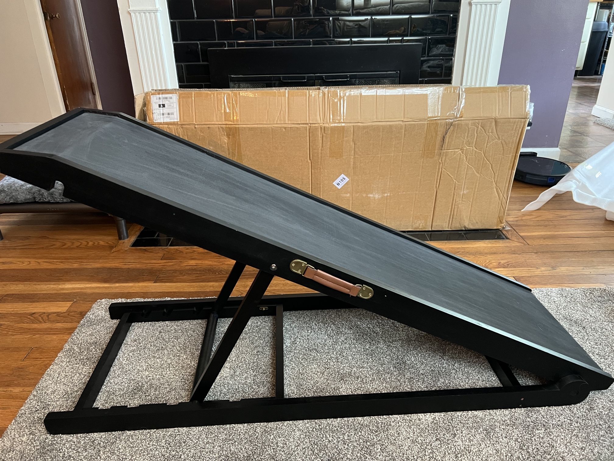 Aboron Adjustable Folding Pet Ramp, Large