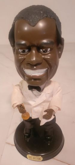 Louis Armstrong Satchmo Animated Singing Figure 19 Works Gemmy 2002 $45