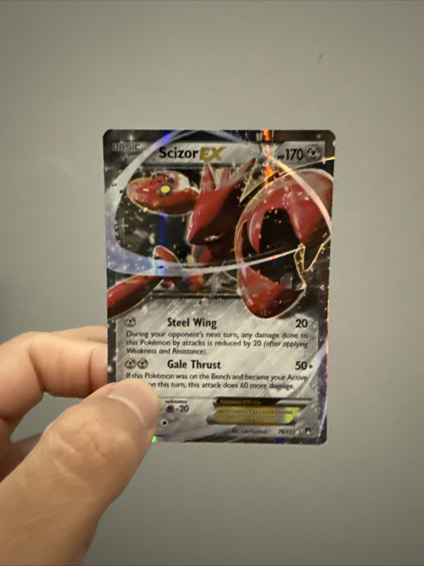 Pokemon (Scizor EX) Card