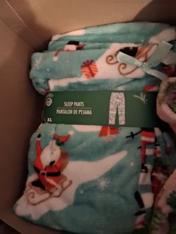 Christmas Sleep Pants XL Fleece