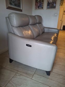 Leather sofa