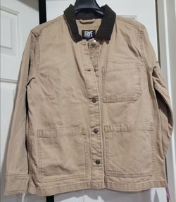 NWT S Frye Women's Barn Shacket Jacke Tan