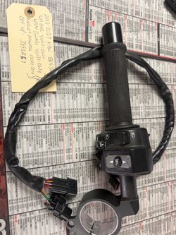 Zx636 handle bar left, ZX636 left bar switch bar end