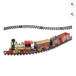 Dash Toyz Ready to Play Smoke-Emitting, Light-Up (20 Pieces) Model Train Track