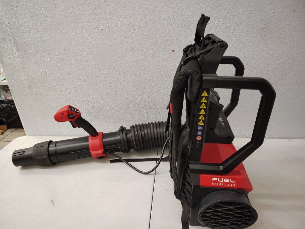 Milwaukee M18 Back Pack Blower Tool Only Used But In Good Condition