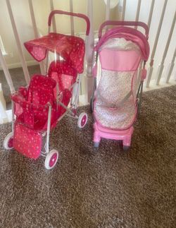 2 Baby doll strollers