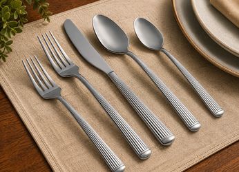 Cambridge 20-Piece Silverware Set, Stainless Steel