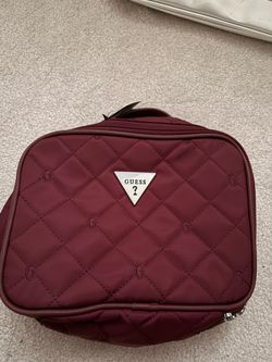 Guess Quilted Cosmetic Travel Bag