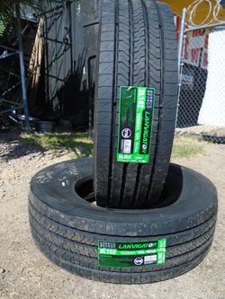 315/80/22.5 New Lanvigator SL102 20 Ply All Position Tires (Pair Of 2)