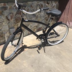 Vitamin Water Black Cruiser New Bicycle 