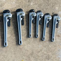 New Rigid Aluminum Pipe Wrench 14” & 18”