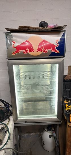 Red Bull mini fridge