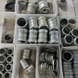 LOT* Thomas & Betts Metal Conduit Lock Nuts Rings / Couplings / Fitting / Adapters