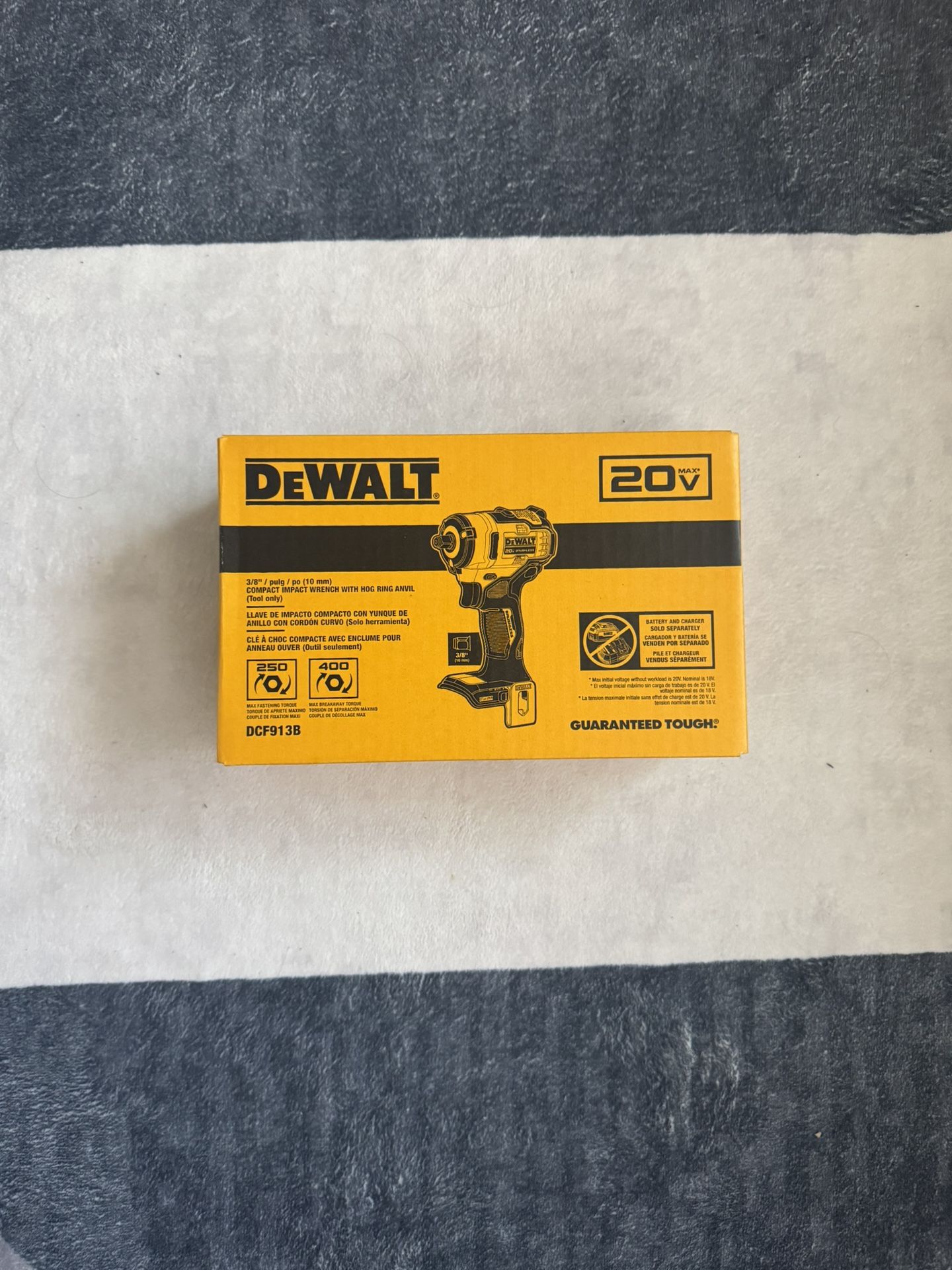 New DEWALT 20V MAX Cordless Impact Wrench - DCF913B (Tool Only)