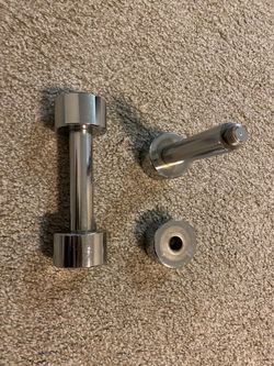 5lbs Chrome dumbbells